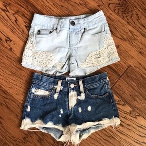 7Y Girl’s Jeans Shorts Bundle